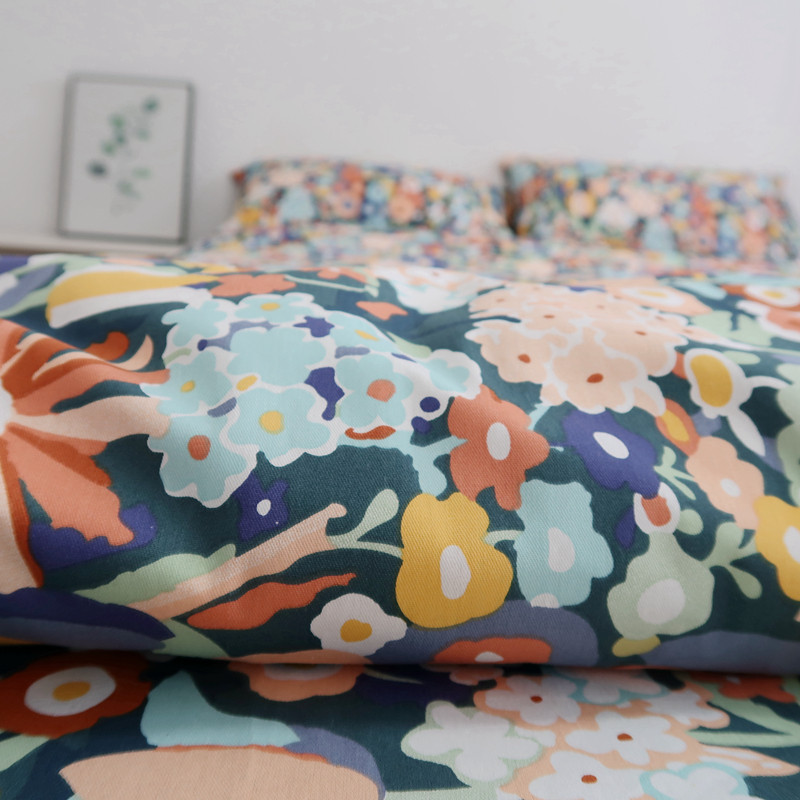 纯棉40支印花棉布全棉草莓床单被套枕套单双人X床笠单人被单,床上用品,床单,淘宝优惠券,粉丝福利购,淘宝优惠卷