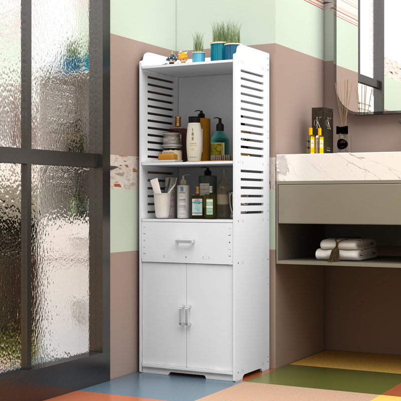 卫生间置物架落地浴室洗衣u机防水收纳储物柜厕所多功能边柜免打,家庭/个人清洁工具,浴室角架/置物架,淘宝优惠券,粉丝福利购,淘宝优惠卷