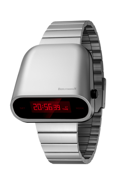 IB BENLYDESIGN驾驶员小众手表复古未来风简约时尚防水红屏S1000