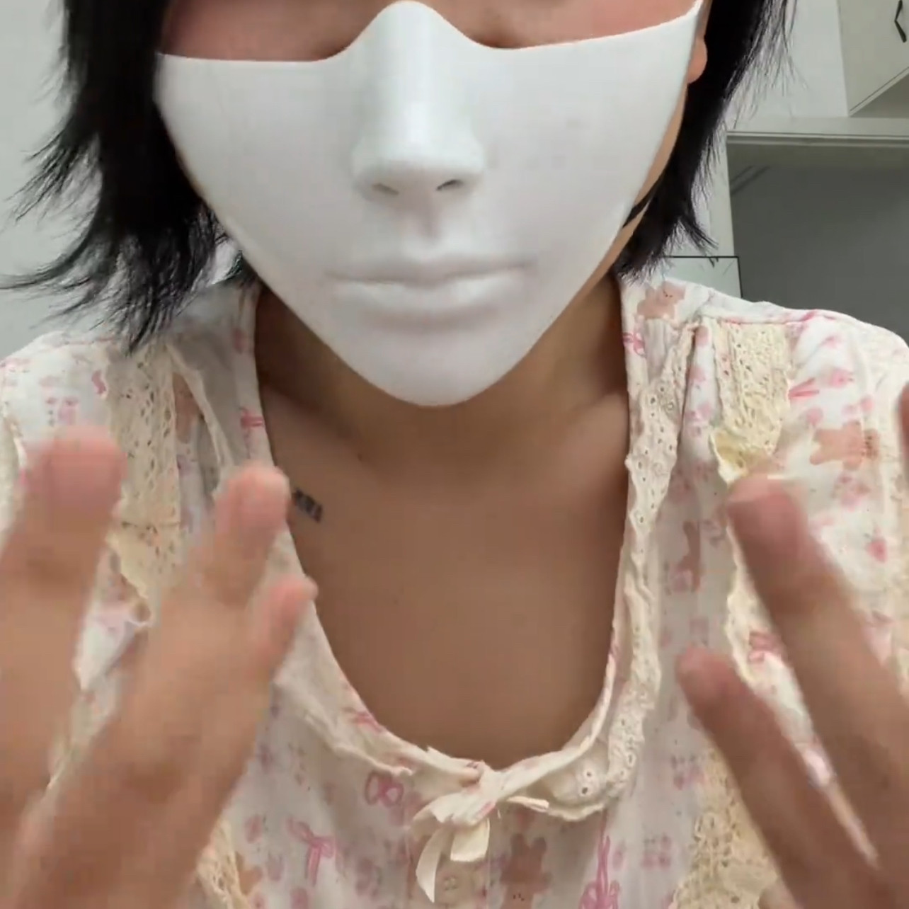 个性新款道具下半脸cos汉服唐装舞会DIY下半脸美男古风面具
