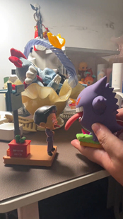 新款变声器毛利小五郎摆件名侦探柯南玩具怪盗基德蝴蝶结