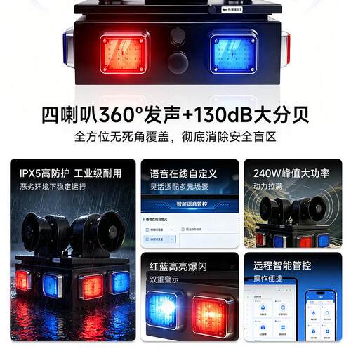 HXKJ-BJ2H10全HXKJ-BJH声向光 报警器240瓦大功率 矿山 钢铁厂130