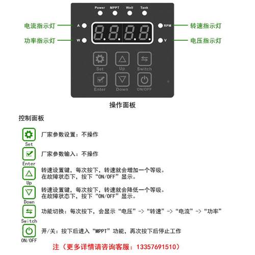 SCPM太泵步阳QLB能光伏铸铁陆地泵 48v家磁用增压 永同电机光伏水