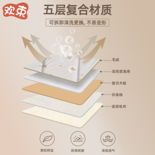 车载床垫后排睡垫轿车SUtV汽车后排可折叠旅行床儿童车内睡觉神器