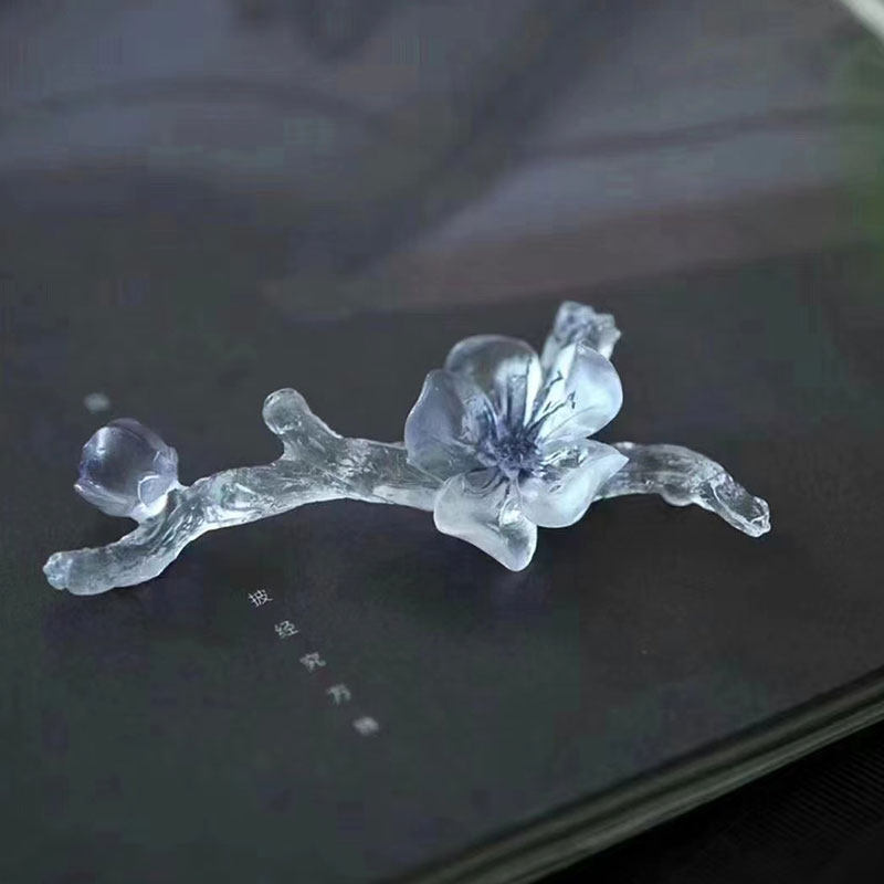 古法琉璃茶枕茶搁茶针搁架茶室桌面摆件功夫N茶具茶道配件笔架筷