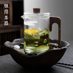 大号容量玻璃过滤沏m茶壶茶水分离绿茶月牙电陶炉煮泡茶器家用单