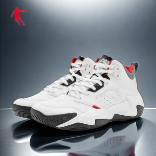 乔丹篮球鞋男鞋2026春季新款减震耐磨防滑实战球鞋男士专业运动鞋