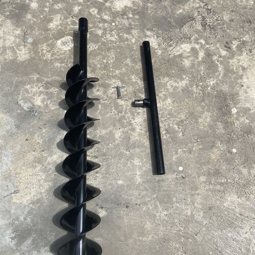 地钻钻头手动手柄人工挖坑神器手动钻孔器开孔P打桩手动螺旋地钻