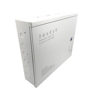 多媒体集线箱明装弱电箱信息箱500x400挂墙式布线箱X家用大号装饰