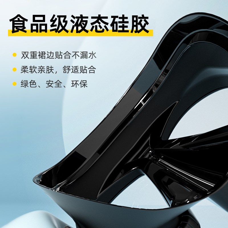 近视高清自由潜面镜潜水眼镜带gzopro相机支撑架护鼻防呛浮潜面罩