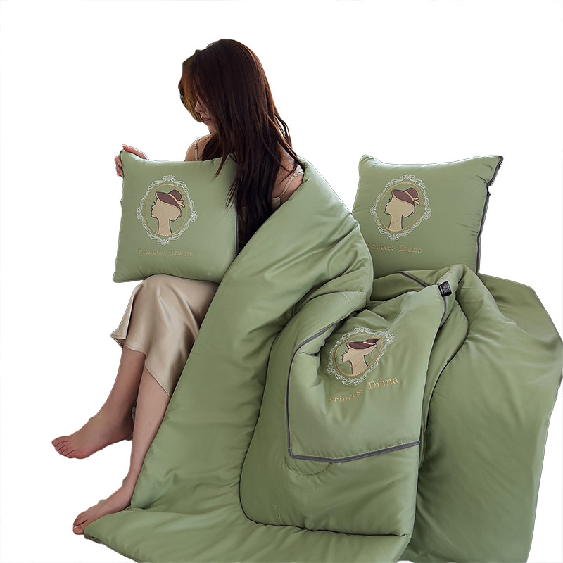 春夏双层纱抱枕被子两用汽t车空调被办公室夏凉靠垫宿舍午休小被,居家布艺,抱枕被,淘宝优惠券,粉丝福利购,淘宝优惠卷