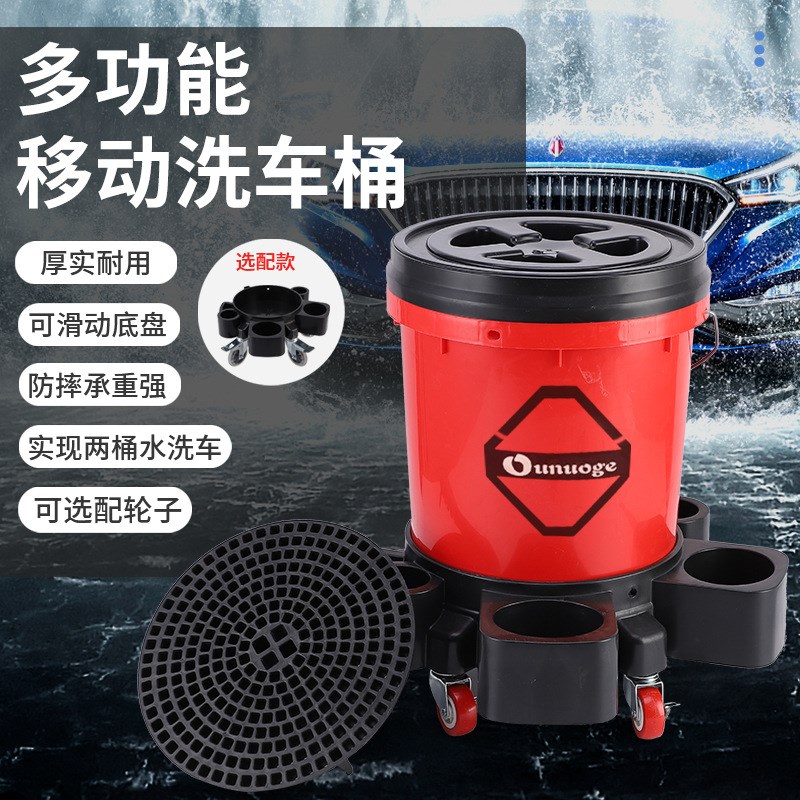 汽车美容工作凳抛光升降多功能椅滑轮车爬K虫凳移动洗车凳洗车水