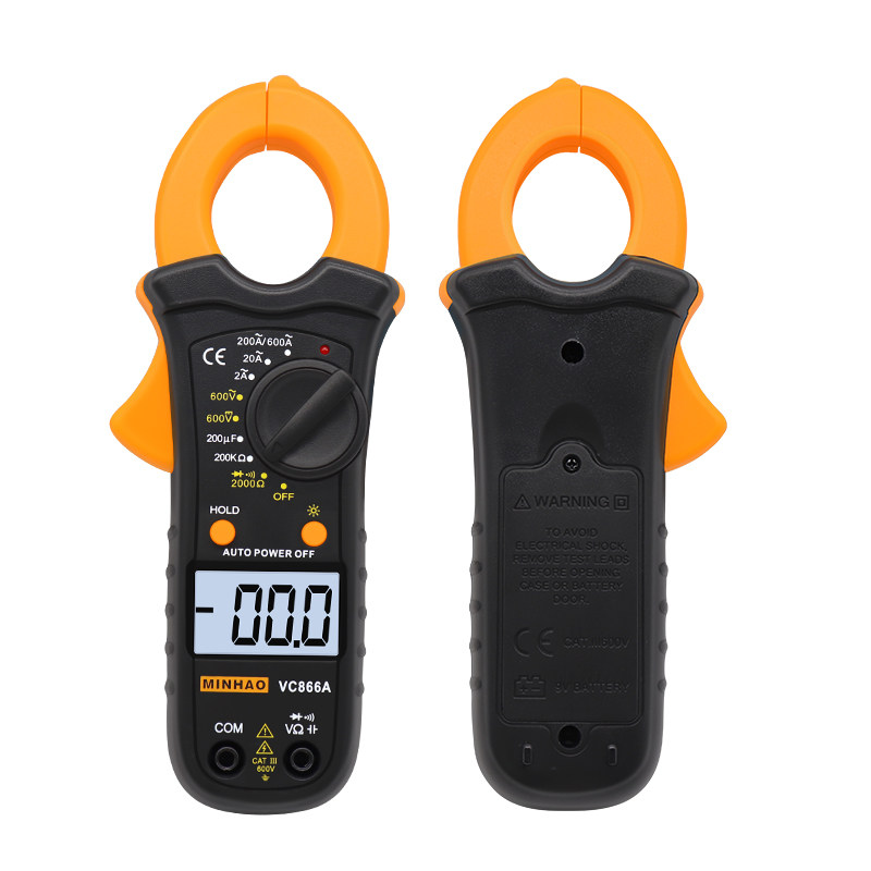 胜德 钳形万用表VC866A 钳形表 数字电流M表 小电流量程 电容背光