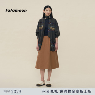 条纹费尔岛绵羊毛开衫 fafamoon设计师品牌 2026早春胶囊系列