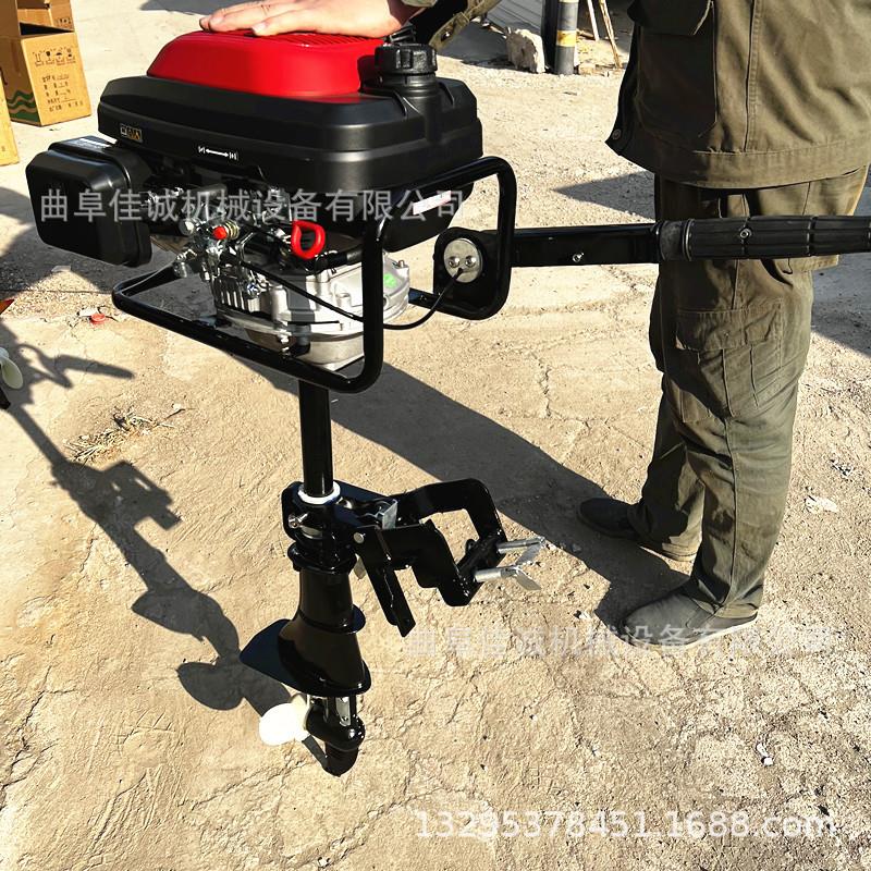 大功率螺旋浆挂钓鱼船推进器操作视频汽油船外机