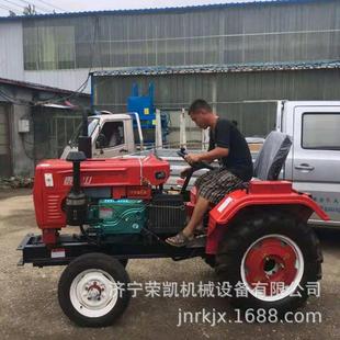 两驱动小四轮拖拉机价格苗圃果园窄型旋耕松土拖拉机起垄开沟犁地