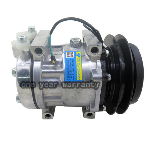 24V工程车挖机卡车货车SK350-8 SK2108A汽车空调压缩机蒸发器