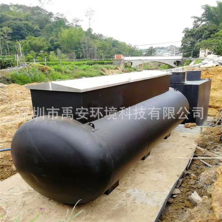 常德安乡县AO工艺一体化生活污水处理设备YASH-30T能耗低