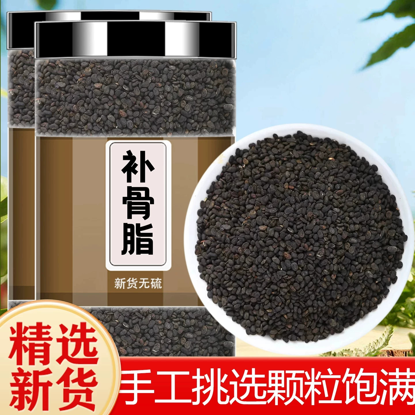 野生补骨脂中药材新货新货补骨脂中草药野生补骨脂泡水煮茶补骨脂