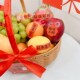乔迁水果手提篮新居礼物朋友搬家暖房藤编花篮生日节日祝寿果篮子