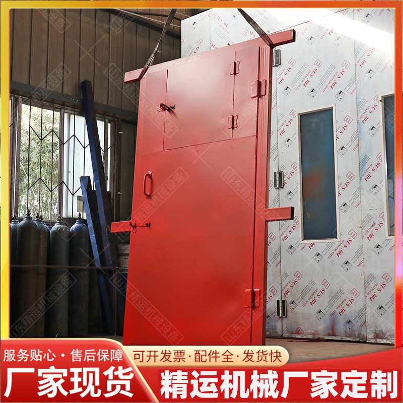 防火栅栏门1800*2000井下巷道安全用门水泵房弧形防火栅栏两用门