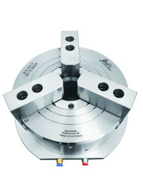 厂家直售包邮倍得福立式气动三爪卡盘通孔KL08T-3CNC钻床铣床