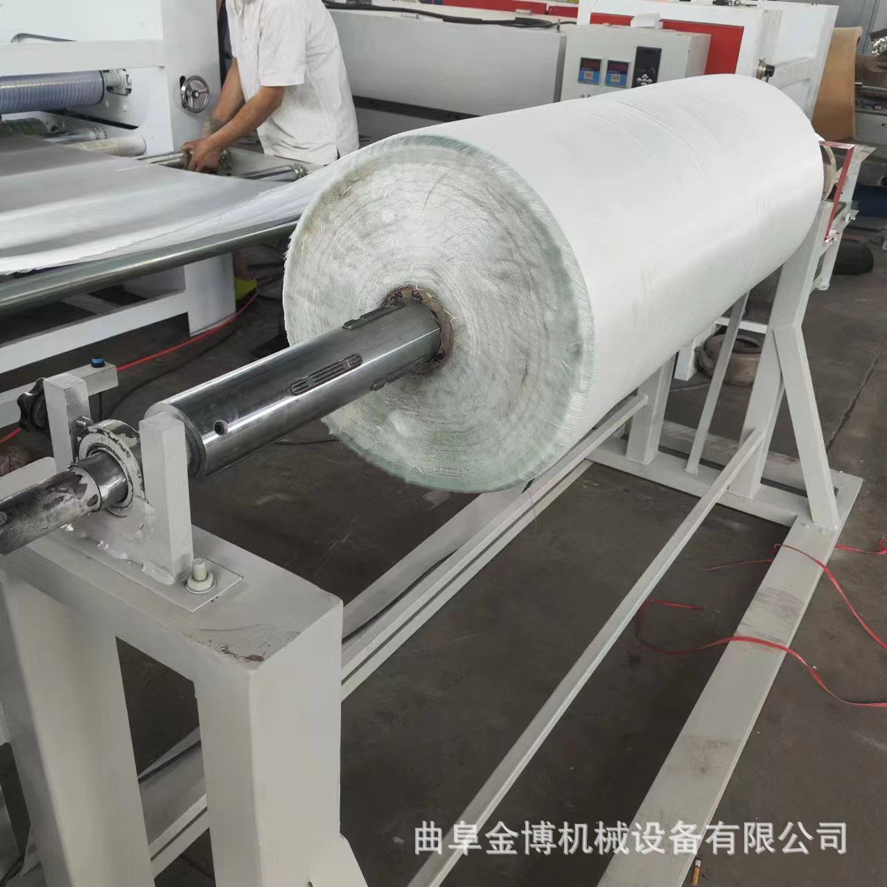 全自动玻纤布浸胶滚胶机