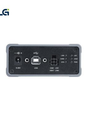 LG致远电子 周功US分B转ZC1AN立FD接口卡 CAN盒CAN总线析USBCANFD