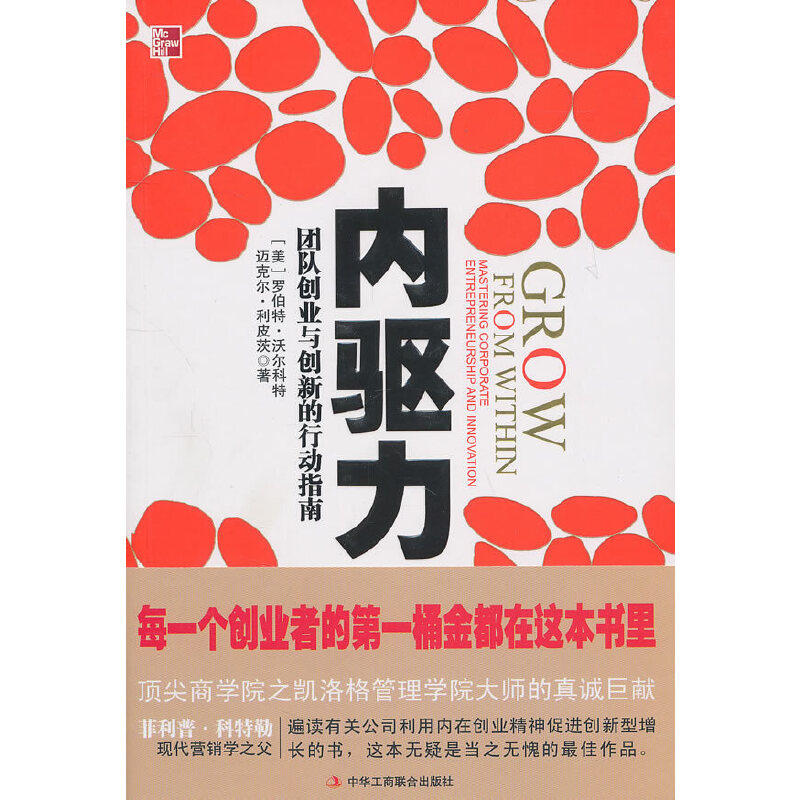 正版图书 内驱力团队创业与创新的行动指南11美沃尔科特美利皮茨中华工商联合出版社有限责任公司