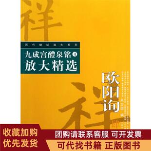 正版图书 九成宫醴泉铭放大精选历代碑帖放大系列吴志国上海书画