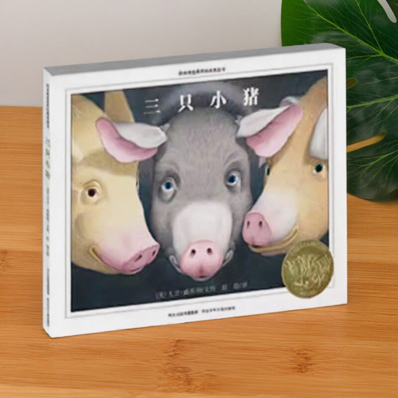 正版现货 三只小猪绘本 大卫威斯纳 著 彭懿译 世界名著宝宝经典童话睡前图书 4-5岁童书 小学生一年级语文课外阅读 亲子阅读物