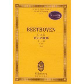 正版图书 贝多芬弦乐四重奏升C小调OP131贝多芬湖南文艺出版社