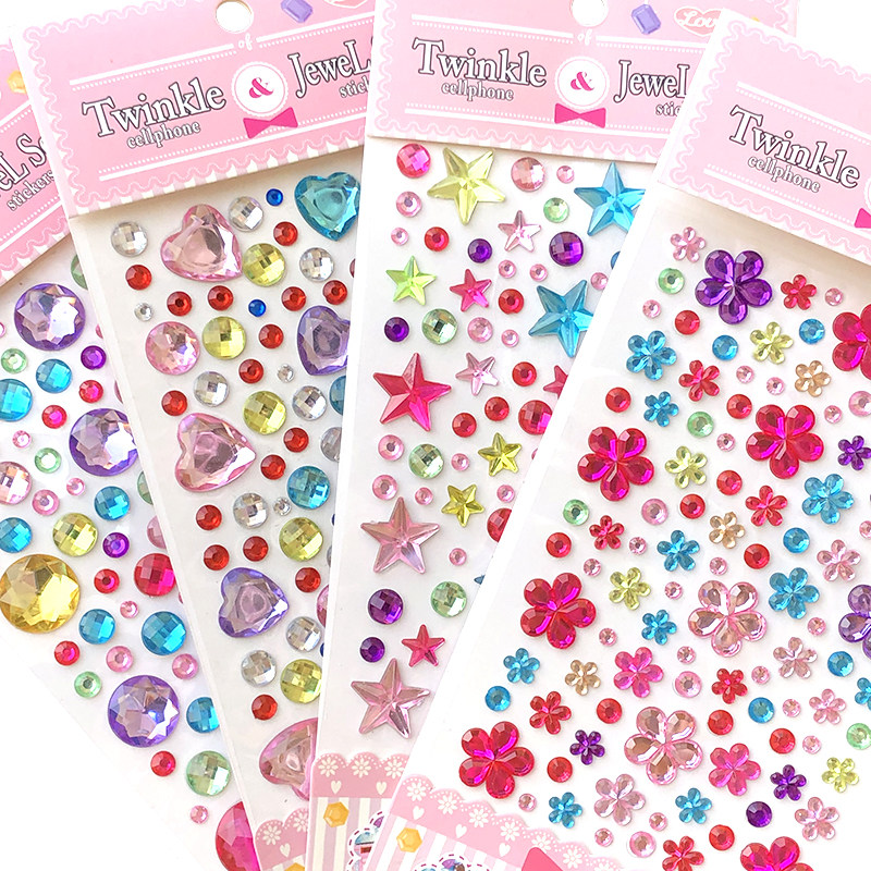 儿童宝石贴纸水晶钻石卡通贴贴画公主女孩3d立体奖励粘贴装饰玩具,玩具/童车/益智/积木/模型,贴纸,淘宝优惠券,粉丝福利购,淘宝优惠卷