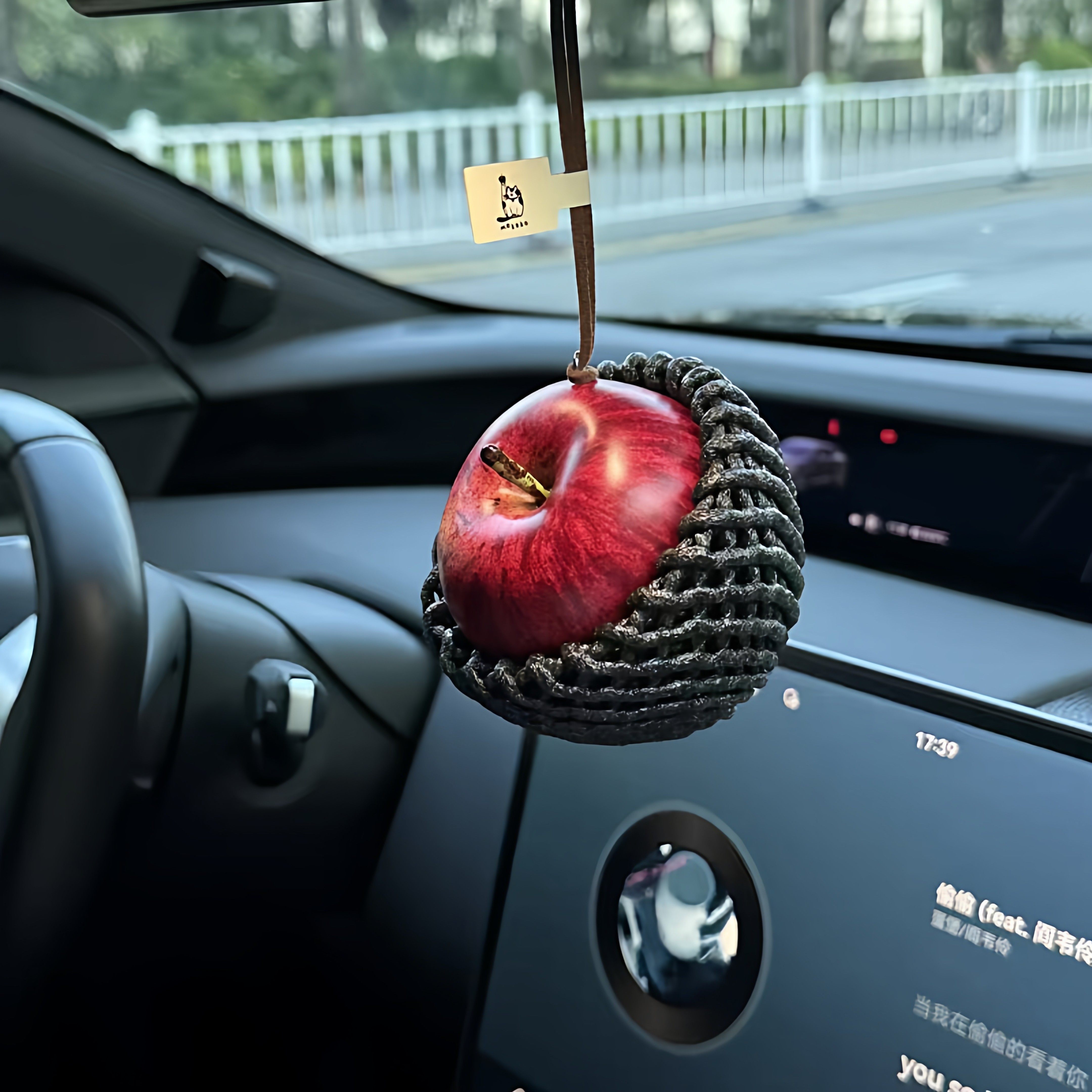 马年装饰挂件2026年新款汽车挂饰背包钥匙扣挂件仿真苹果新年礼物