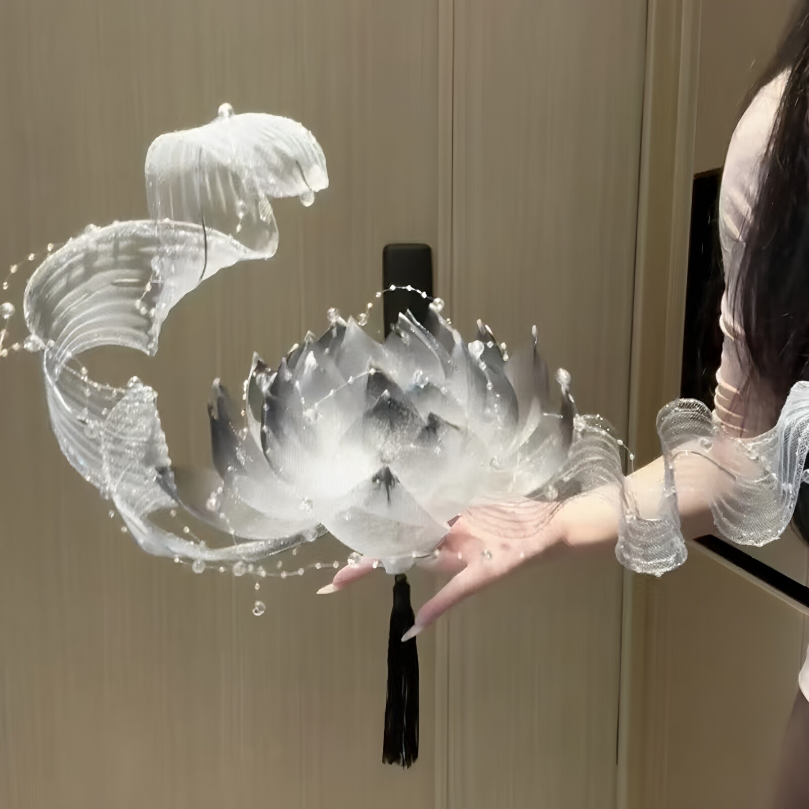 暗夜生莲莲花灯材料包古风拍照氛围感神器手工制作diy送朋友礼物