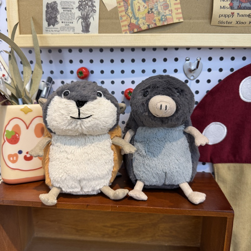 趣味兰贝斯旅鼠毛绒玩具公仔马斯韦尔鼹鼠仓鼠玩偶儿童女生日礼物