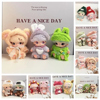 DIMOO新生日记系列娃衣搪胶毛绒挂件圣诞服潮玩手办盲盒替换衣服