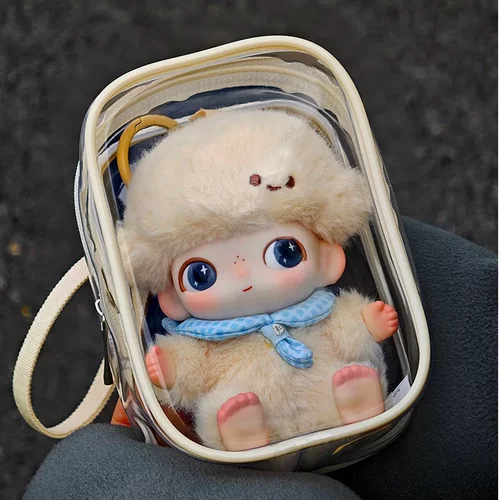 DIMOO新生日记娃包14cm保护套搪胶娃防尘收纳防尘套外出遛娃包