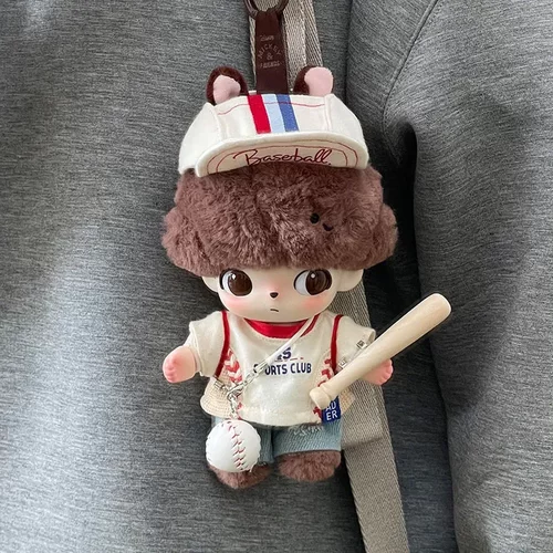 仅娃衣】适用于dimoo动物王国系列搪胶玩偶娃衣白色棒球服套装