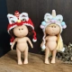 24cm西班牙土豆娃娃mia公仔换装 仅帽子 新款 纯手作醒狮头套帽子