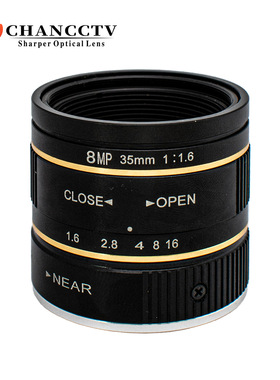 CHANCCTV靶面1”工业镜头FA 焦距35mm分辨率8MP