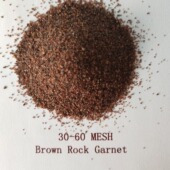 棕红色喷砂磨料 60目现货供应厂家直销海砂岩石砂河砂