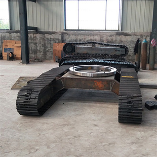 直营钢制履带底盘 运行稳定高耐磨钢制履带底盘 液压钢制履带底盘