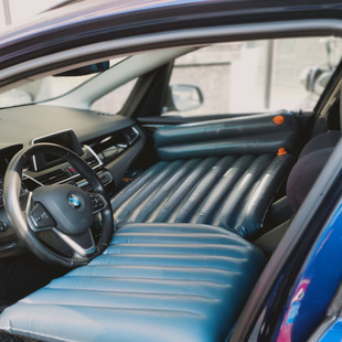 五菱新卡加长款 前排车载床w睡觉神器 单排充气垫 主副驾睡垫