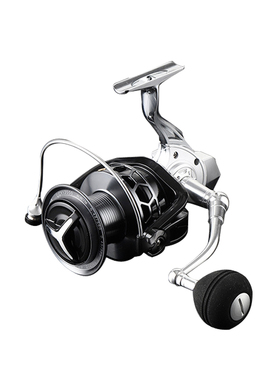 全金属锚鱼轮9000 10000 12000型渔轮M远投专用超大号海钓纺车轮