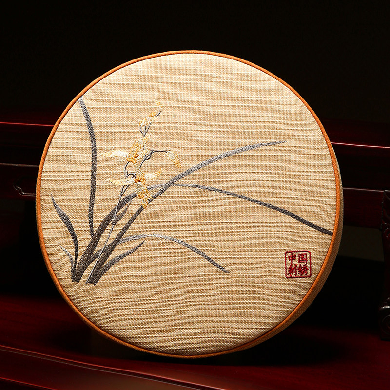 圆形坐垫中式红木椅子垫实木小圆垫鼓凳H藤椅餐椅垫防滑圆凳子坐,居家布艺,椅垫,淘宝优惠券,粉丝福利购,淘宝优惠卷