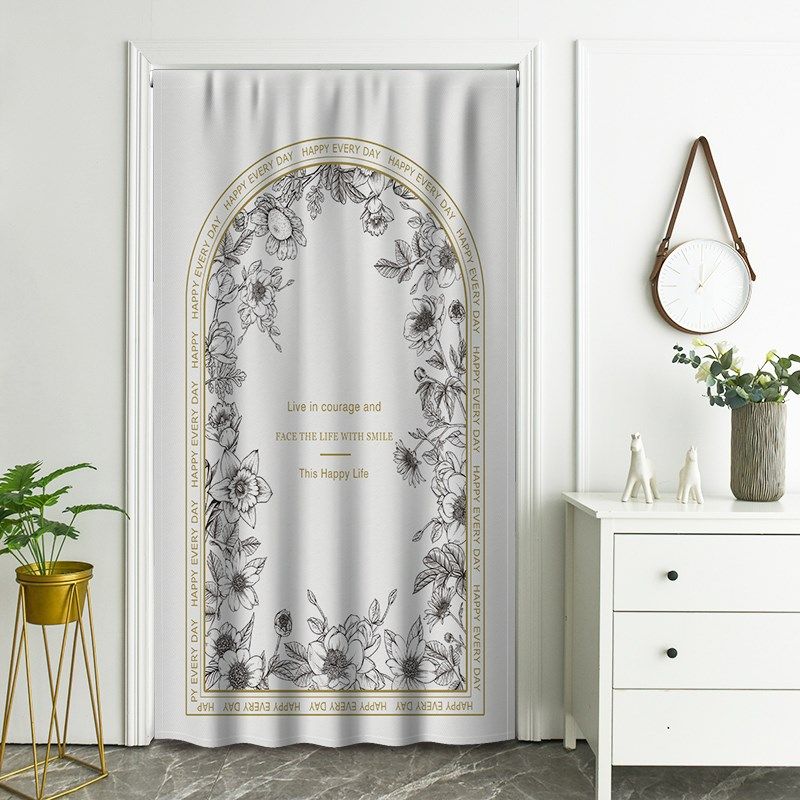 门帘隔断帘免打孔卧o室房间家用空调挡风厕所厨房全遮挡布帘子美,居家布艺,门帘,淘宝优惠券,粉丝福利购,淘宝优惠卷