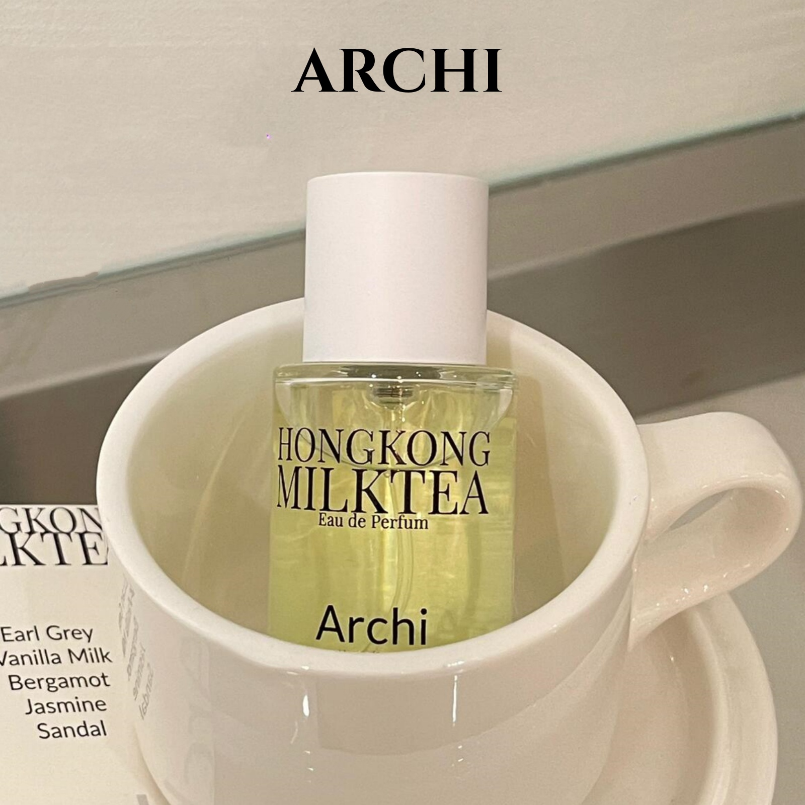 archi perfume香水茉莉香烟hong kong milk tea香港奶茶试香小样