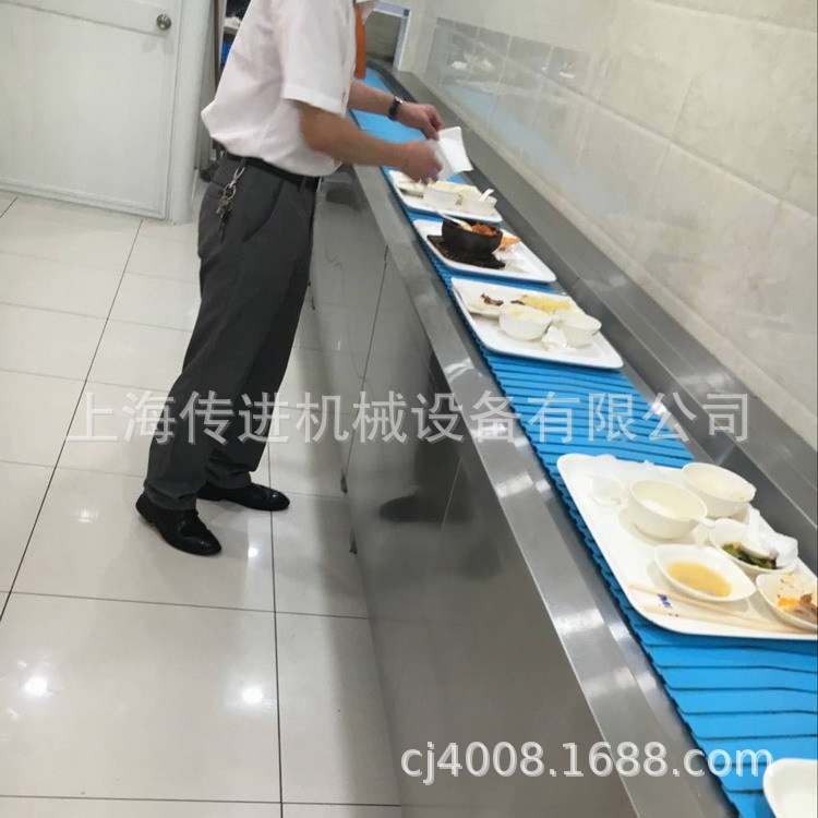 优质大型餐厅自清洁链片输送机