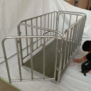 400斤500斤600斤800斤1000斤1200斤自带围栏牲畜动物电子地磅秤